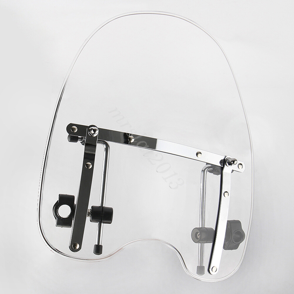 Motorcycle Windshield Wind Screen Hardware Universal 7/8''&1'' For Honda Yamaha