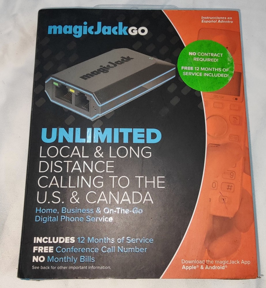 Magicjack Go K1103 Digital Phone Service Device