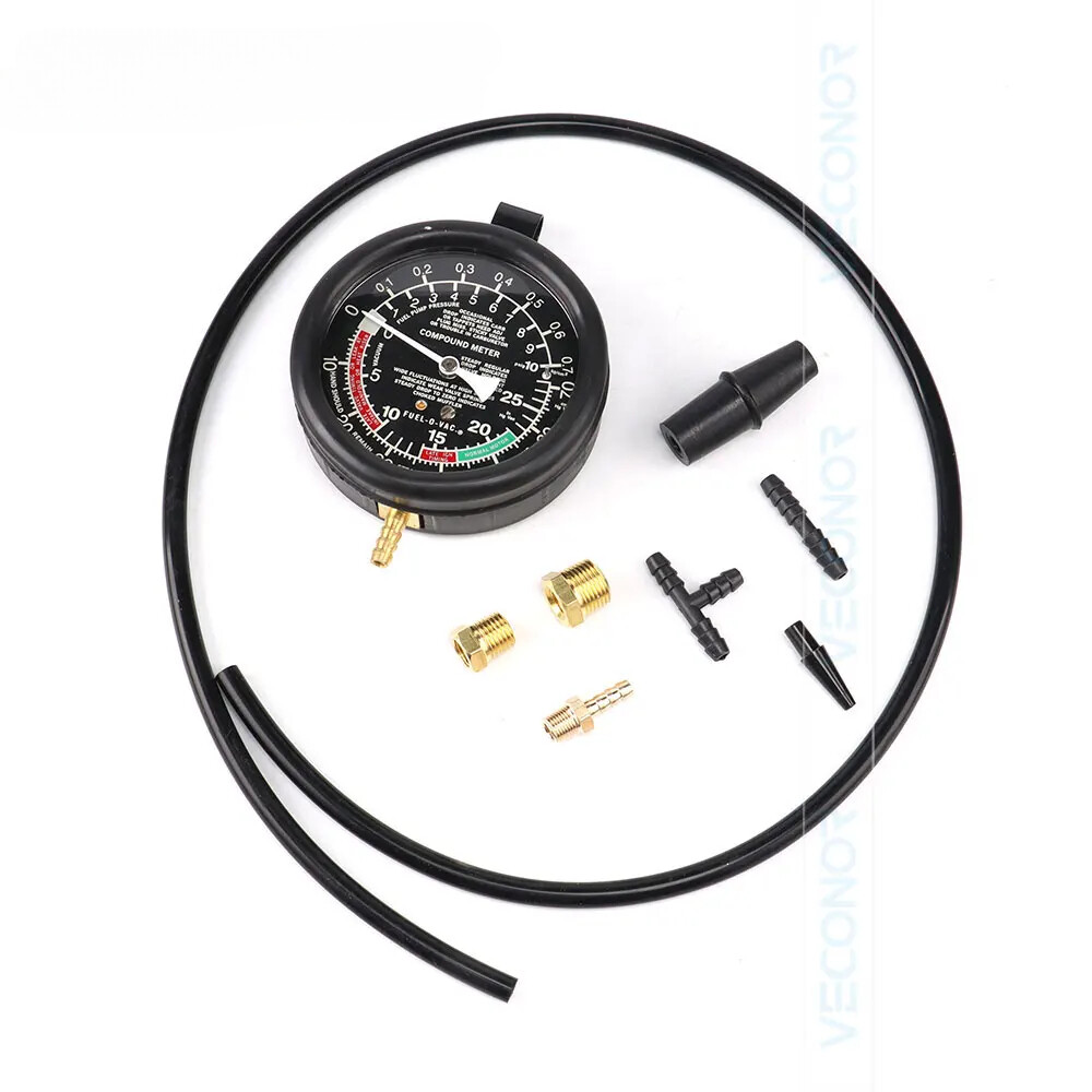 TU-1 Vacuum Fuel Pump Pressure Testing Gauge Set Tool Kit