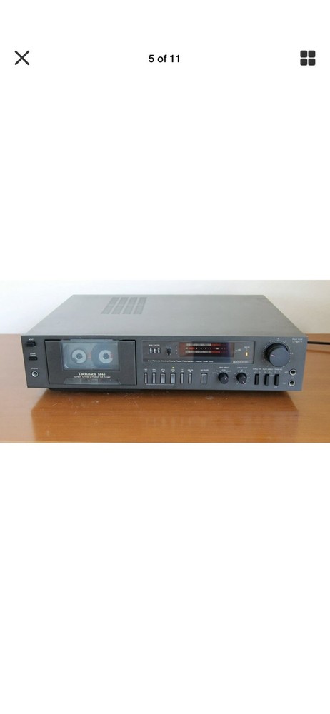 Technics M45 high end cassette deck.Direct Capstan.Serviced.220/110v