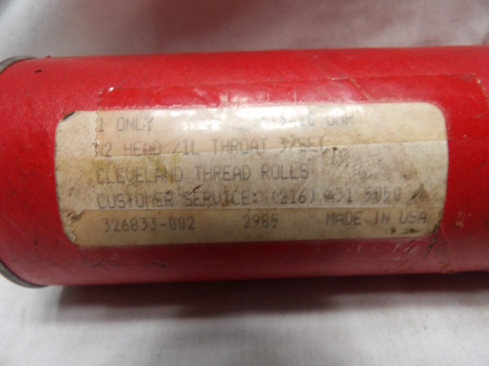 Cleveland .313 x 16 UNR Thread Roll (3 pc.) Set