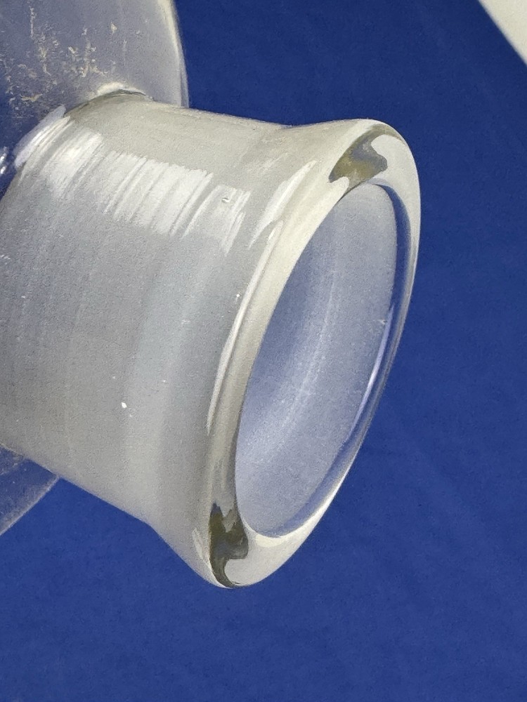 Vintage KIMAX 2000ml Separatory Funnel, Liquid-Liquid Extractions, 17.5"H 5.75"D