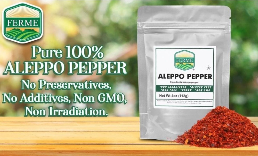 Premium Crushed Aleppo Pepper Flakes 4 oz