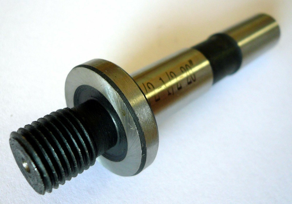 Precision Drill Chuck Arbor 1/2" Straight Shank x 1/2-20 Thread New