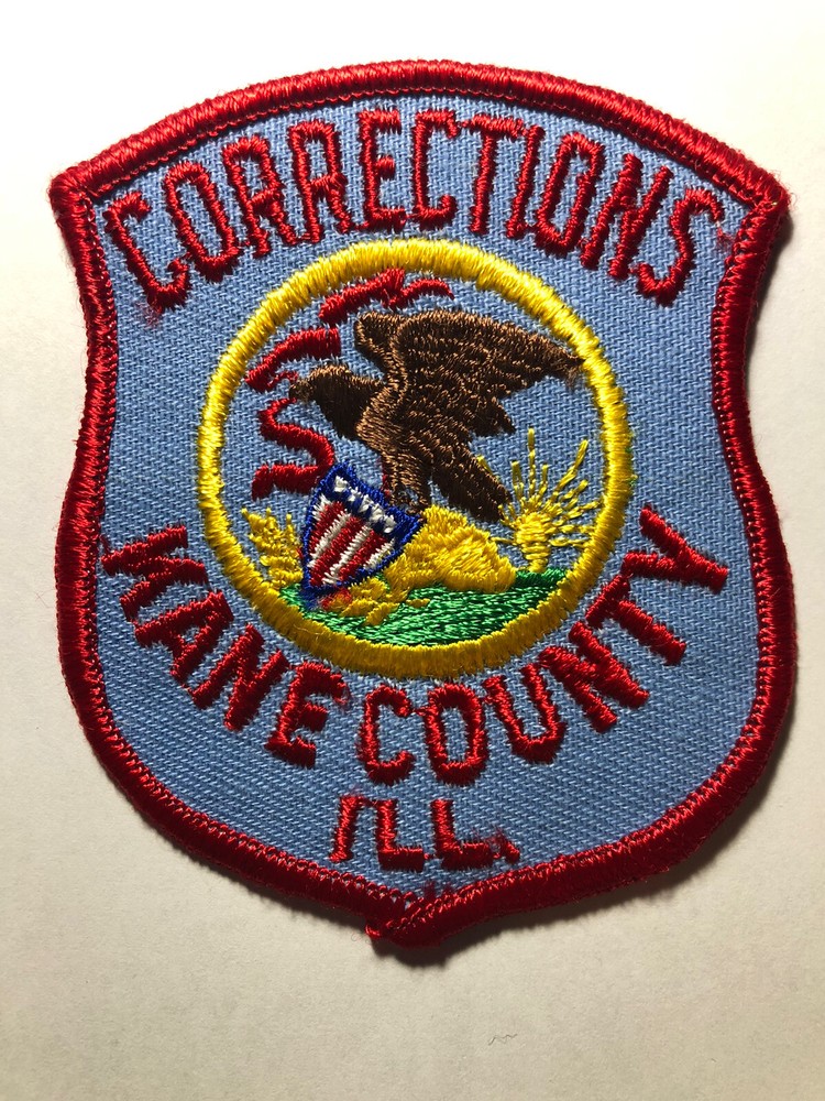 Vintage Cane County Illinois Corrections Patch