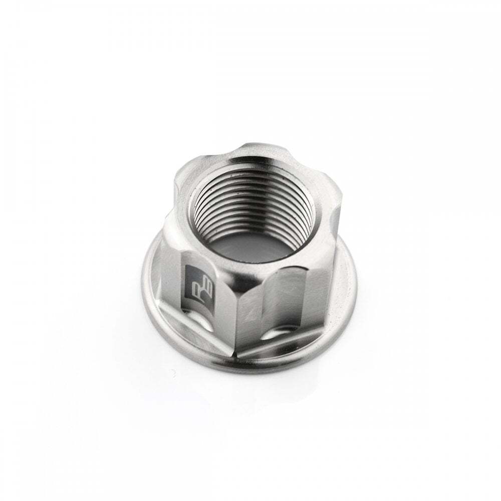 Titanium Flanged Nut M18x(1.50mm) Axle Nut