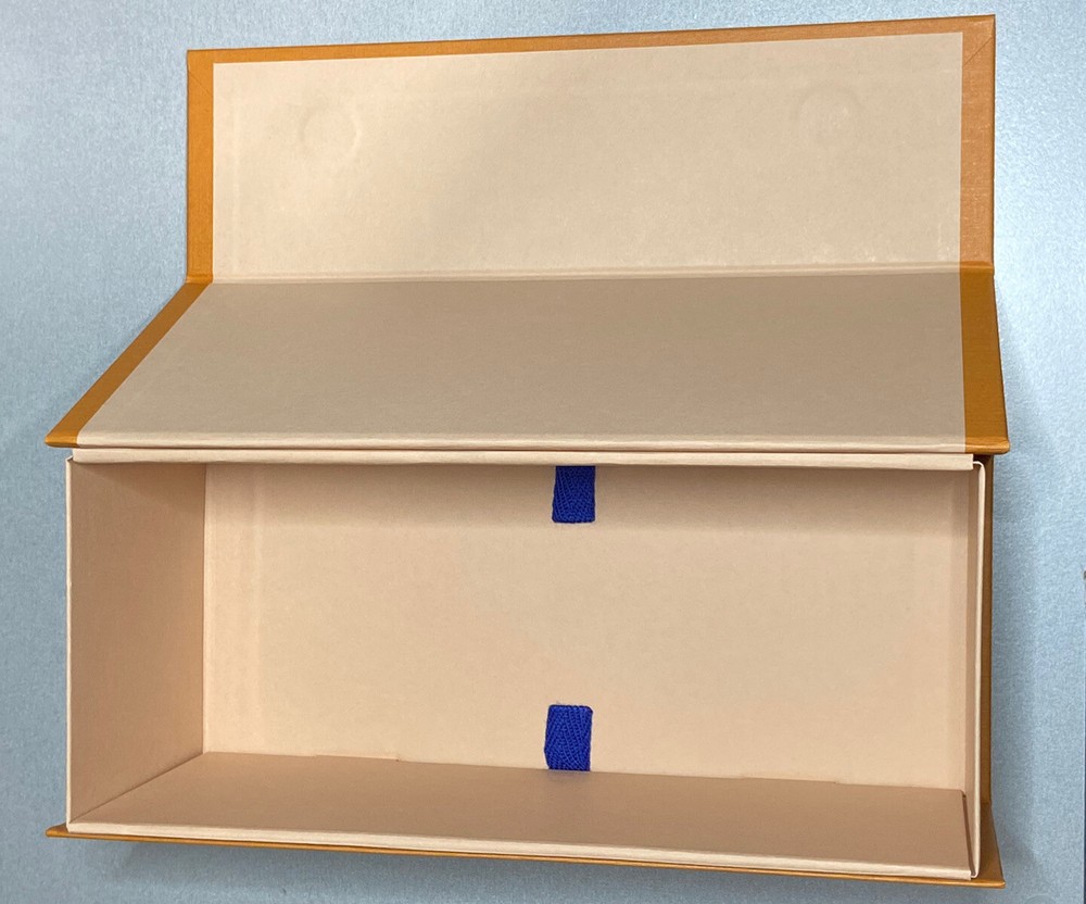 Authentic LOUIS VUITTON Box W/Magnetic Closure 10.25”x 4”x4.25” (Small Scratch)