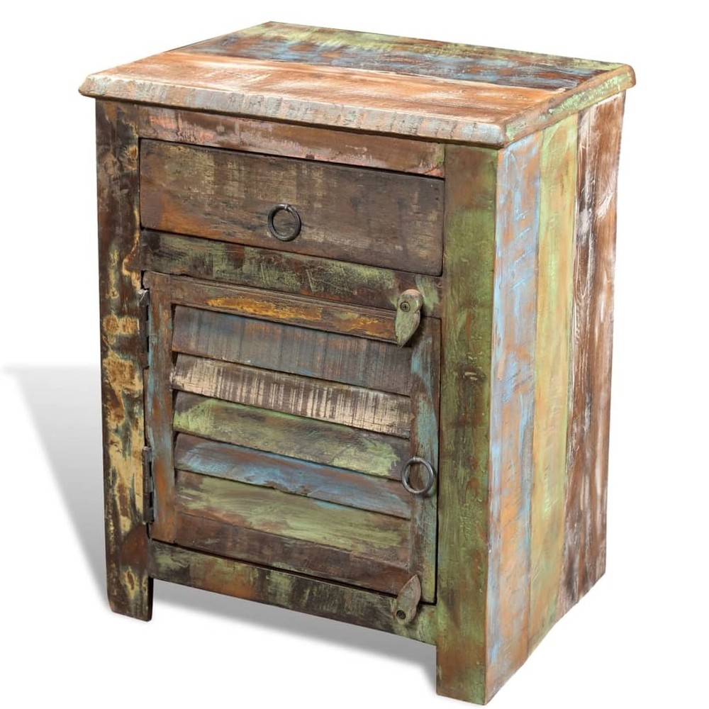 Vintage Cabinet Multicolor Reclaimed solid wood Compact Durable