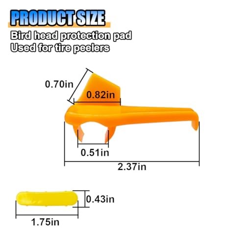 12PCS Car Tire Changer Plastic Insert, Wheel Side Protector Front & Rear