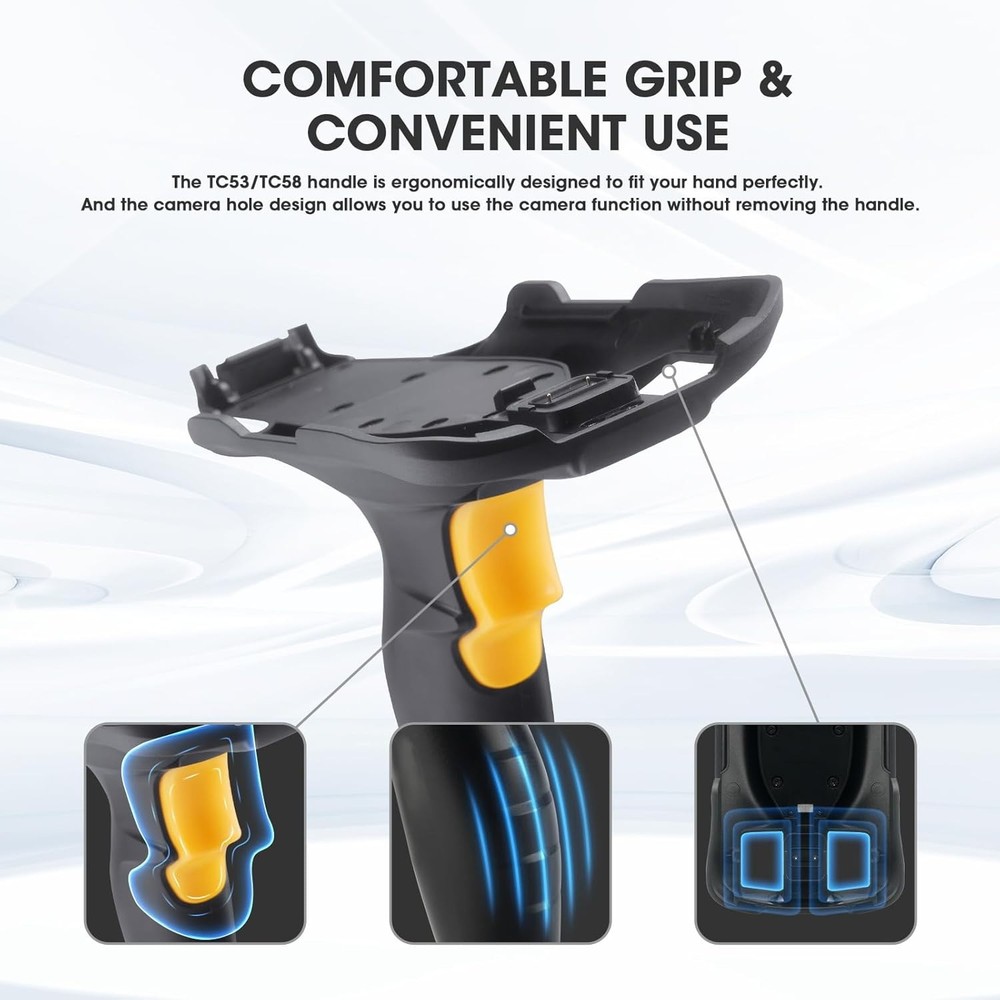 Trigger Handle With Protective Case for Zebra TC53 TC58 TRG-NGTC5-ELEC-01