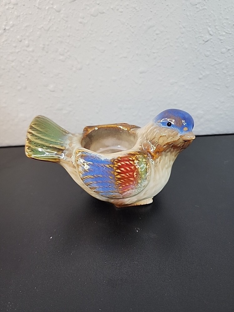 Colorful Ceramic Bird Tealight holder
