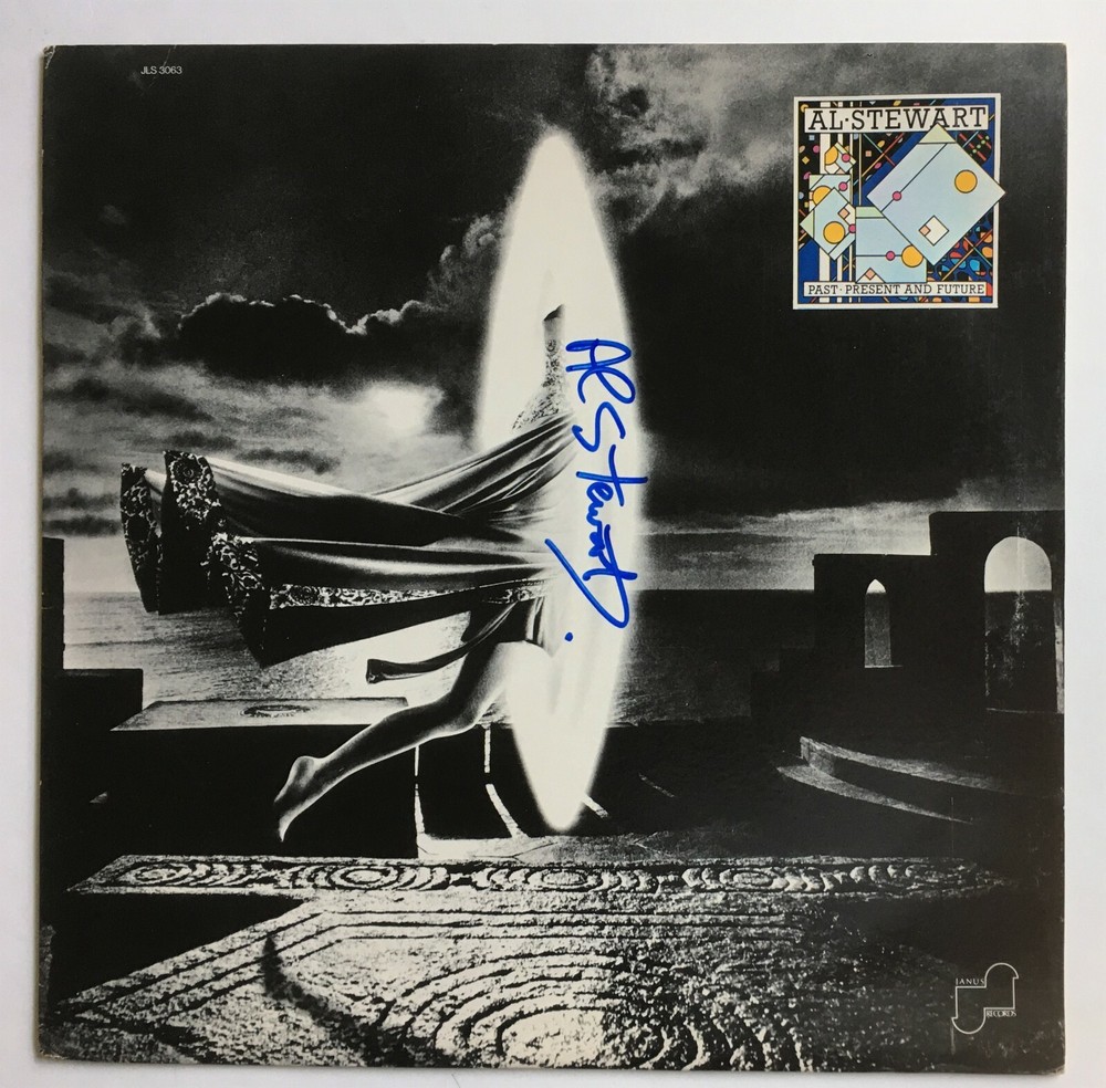 AL STEWART  signed autograph LP  COA proof