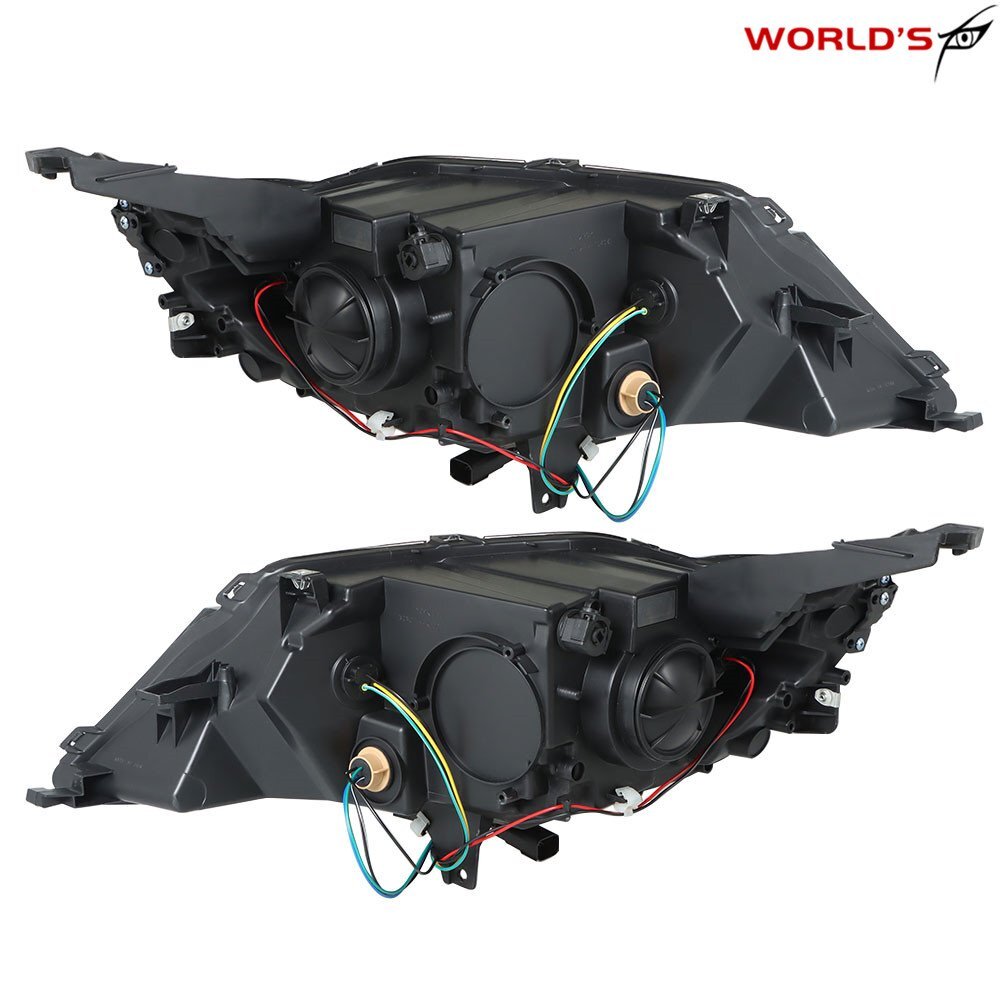 For 2015-2020 Chevrolet Impala Headlights Halogen Type Black Housing Right&Left