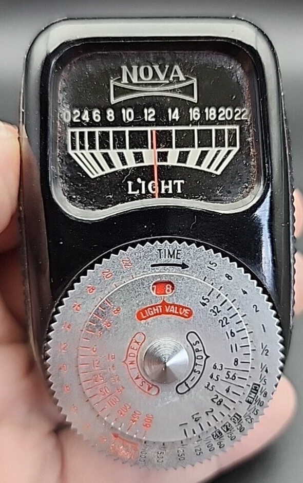 VINTAGE Nova Integrating Flash meter Photo Studio Flash Meter
