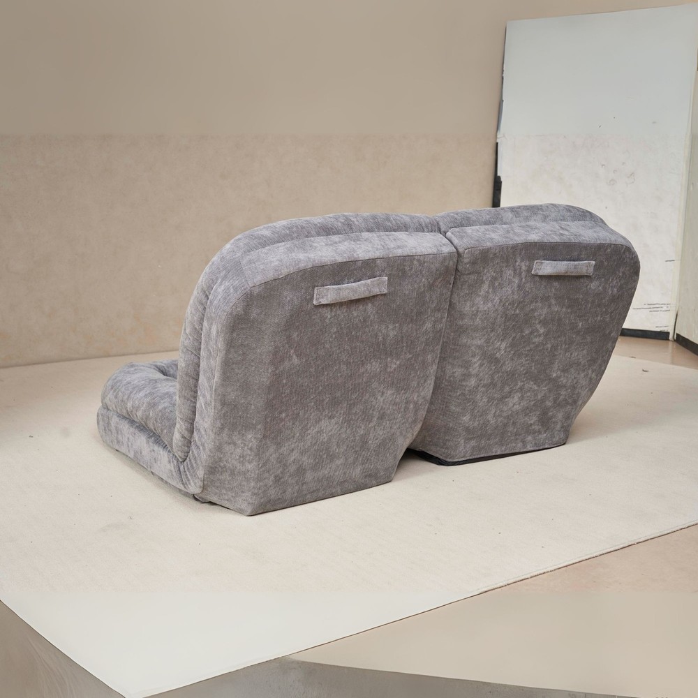 Convertible Fold-Out Double Sofa Bed, 18 Sections Adjustable