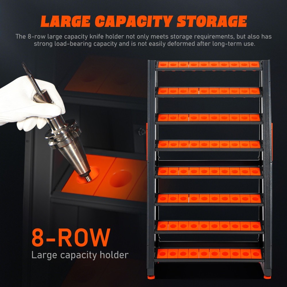 Tool trolley CAT40-BT40 multi-function tool management rack milling cutter chuck