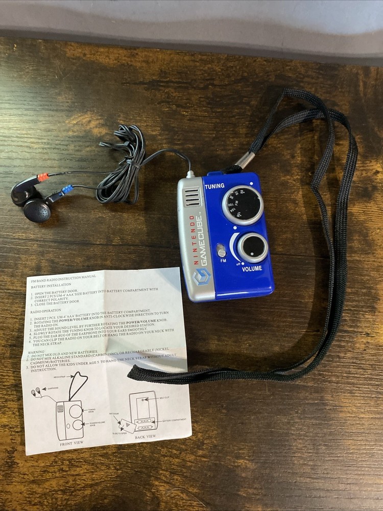 GameCube Mini Radio Promo W Instructions Tested