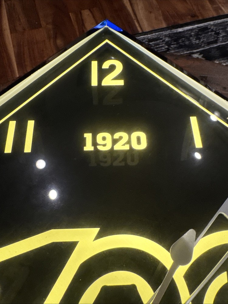 Snap-On Tools 22" LED Diamond Shaped Bubble Clock 100th Anniversary Edition New