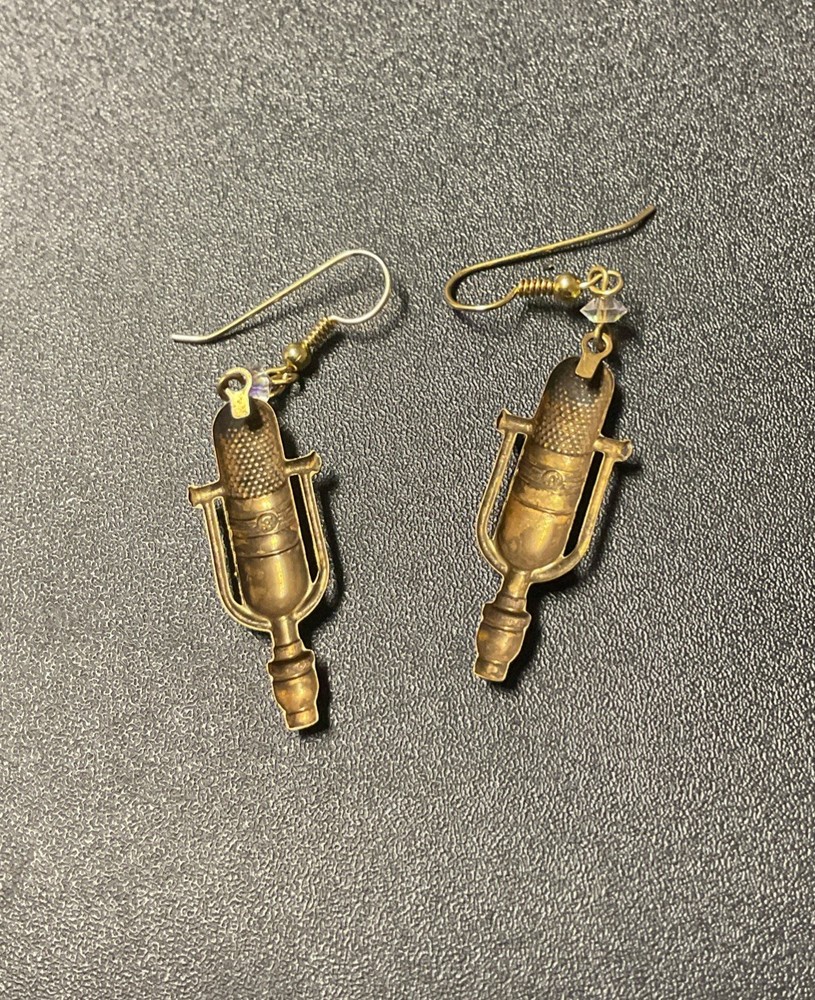 Microphone Earrings Vintage 1950’s