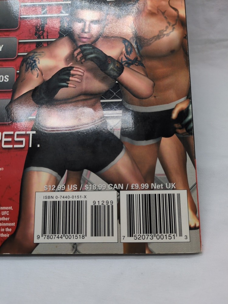 UFC Throwdown Official Strategy Guide Book