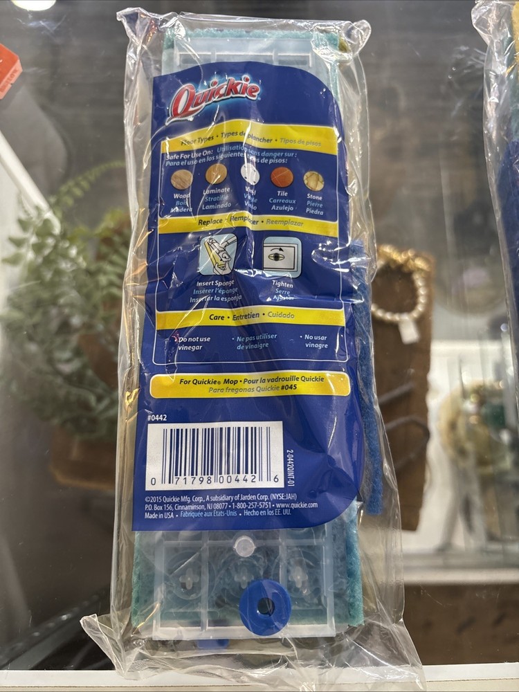 Quickie Clean Squeeze Sponge Mop Refill Type S (0442) Mop #045