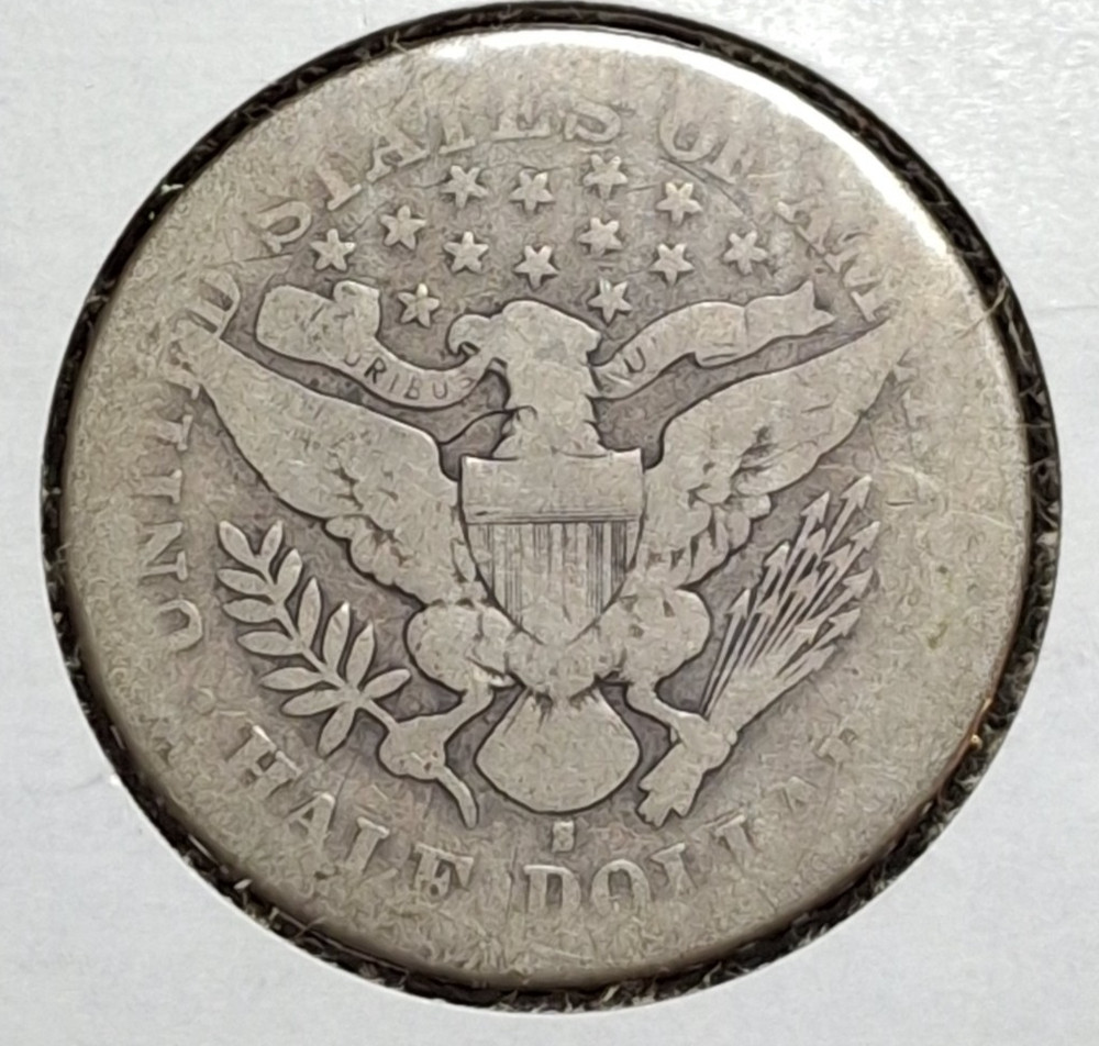 1897 S Barber Half Dollar