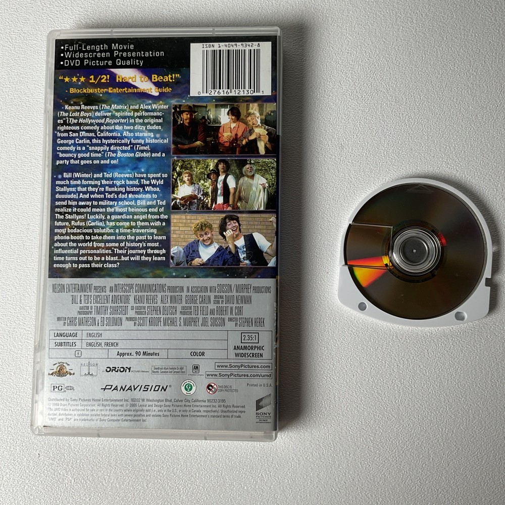 Bill & Ted's Excellent Adventure (Uni Media Disc, 1989)