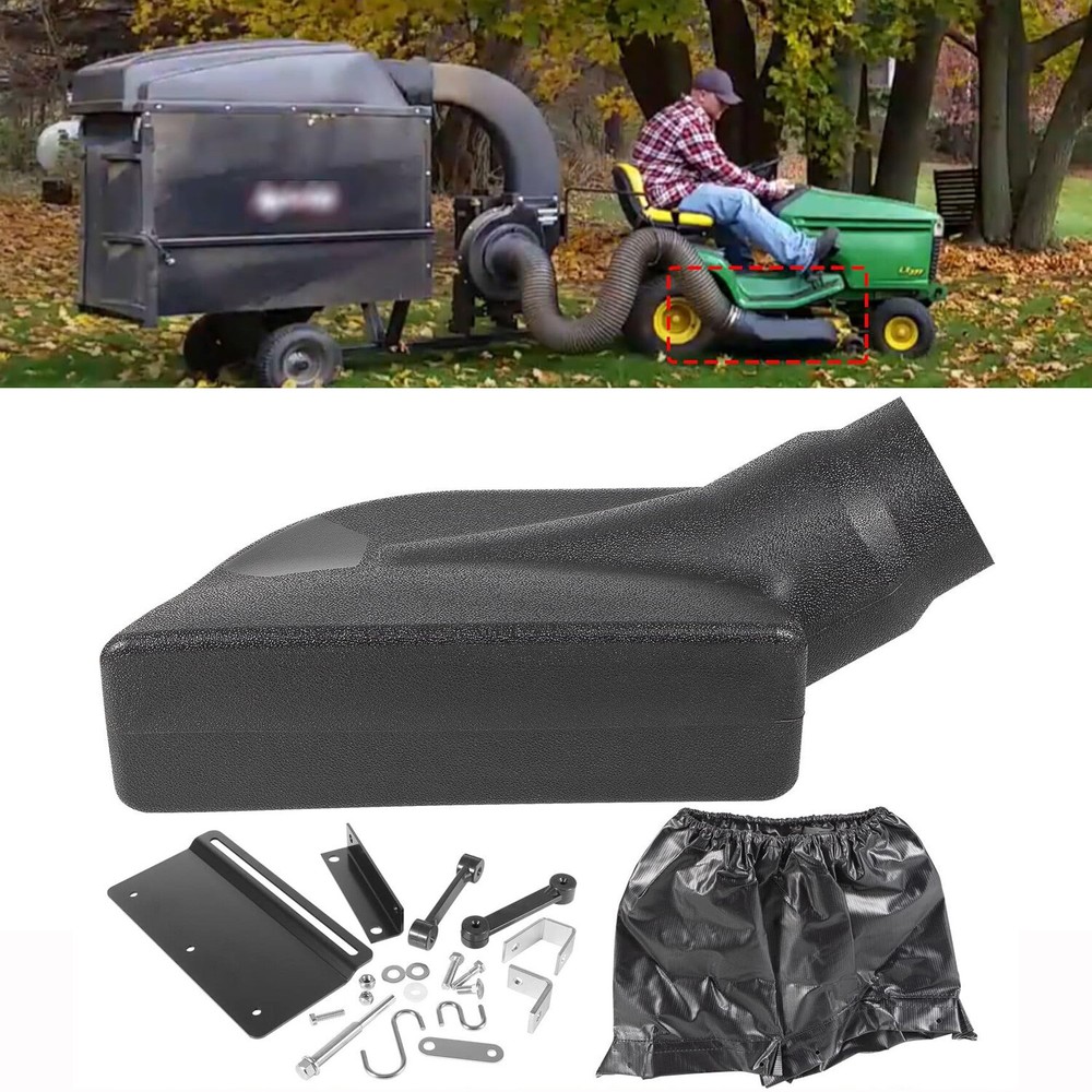 62468 Adapter Mow-N-Vac Kit Leaf Vacuum Bagger Universal Deck Boot Chute
