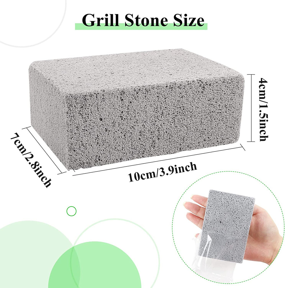 Brick Cleaning Grill Block Griddle Stone Pumice 3pack Magic BBQ Cleaner Brick-A