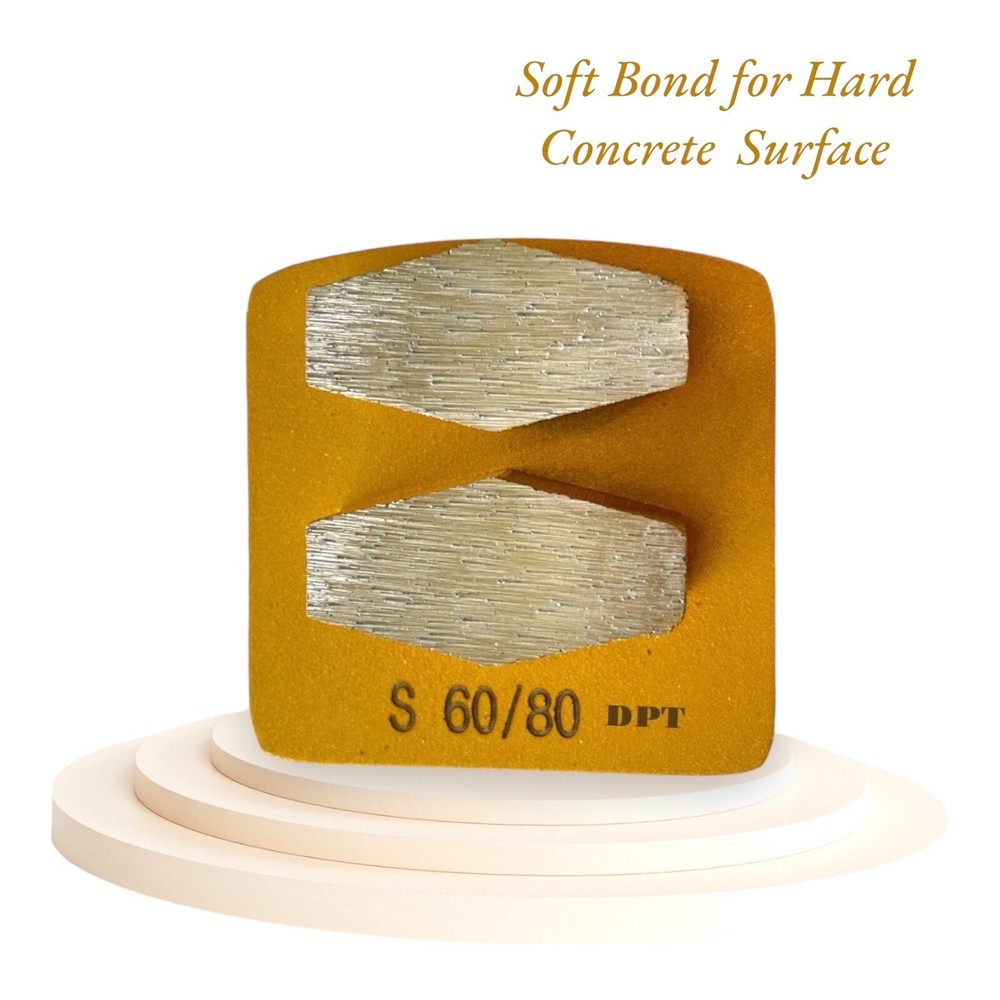 1 Pack Grinding Discs for Husqvarna PG Concrete Floor Grinders 60 Grit Soft Bond