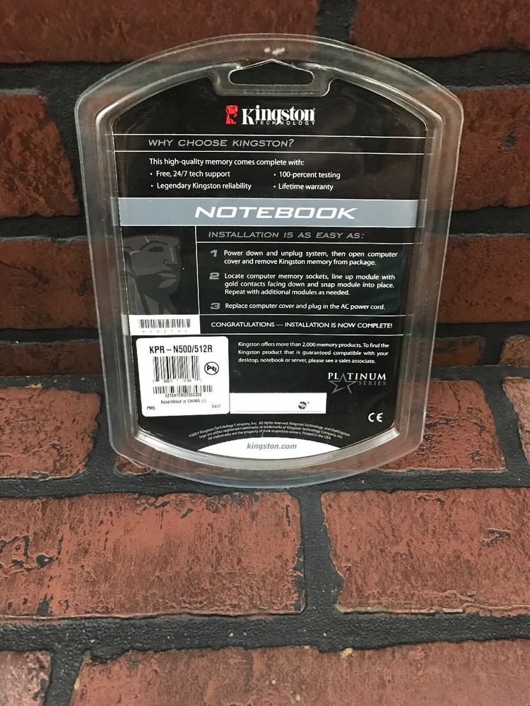 Kingston Notebook 512 MB 500 Series Memory