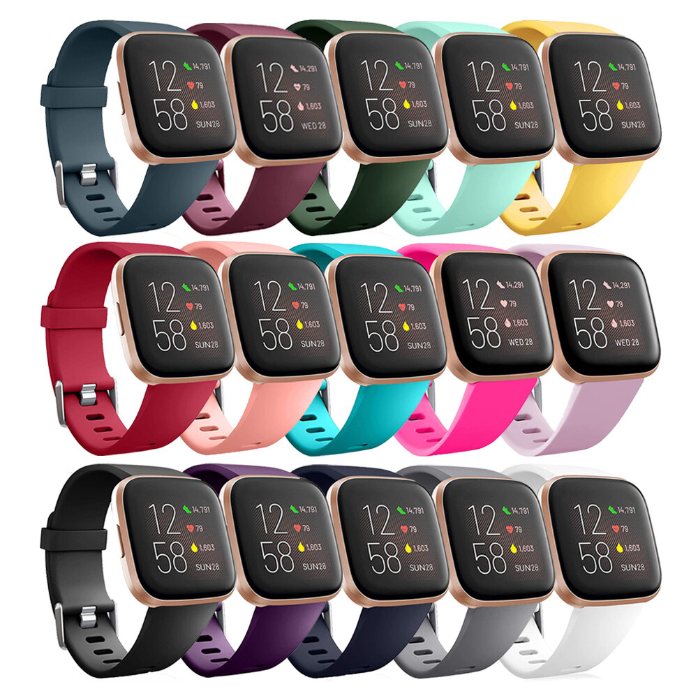 Silicone Band Wristband Bracelet For Fitbit Versa 2  Versa  Versa Lite Strap