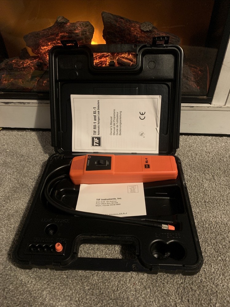 TIFXL1 Halogen Leak Detector Super Scanner Tested Working RARE HTF EUC IN CASE