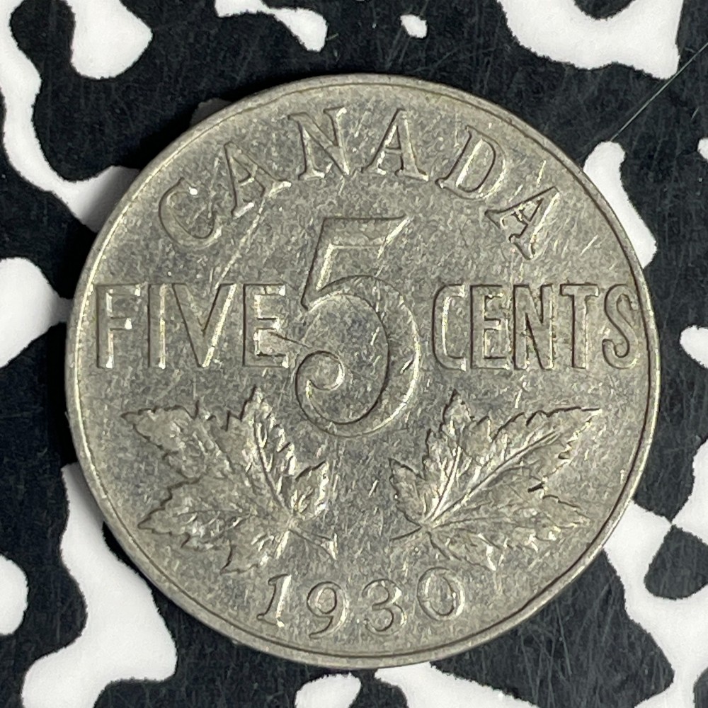1930 Canada 5 Cents Lot#C6366