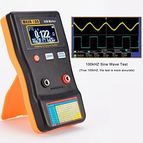 Digital ESR Meter for Capacitor and Resistor Testing with Auto Ranging Function