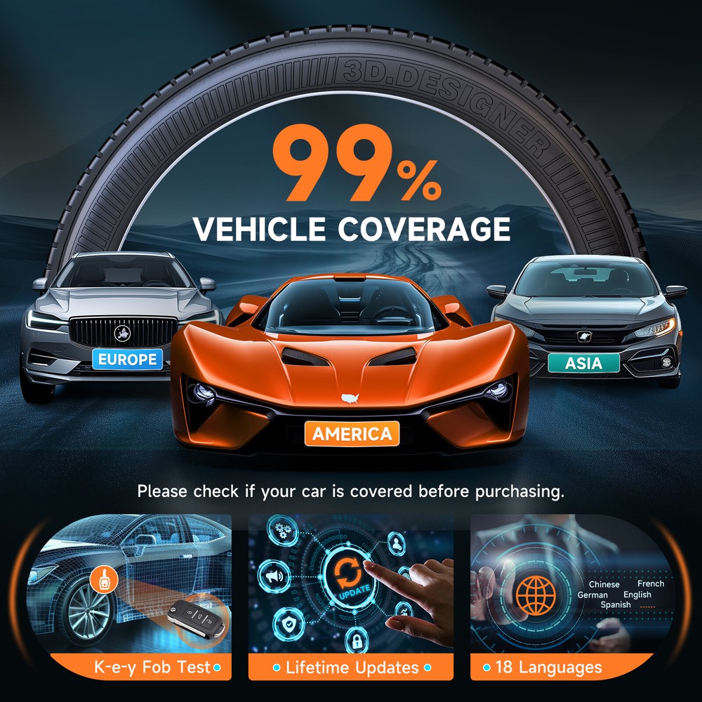 FOXWELL TPMS T2000 PRO TPMS Relearn TPMS Sensors Activate Reset Programming Tool