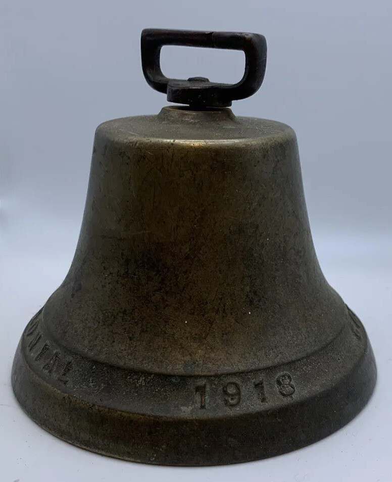 1918 COLONIAL BRASS BELL