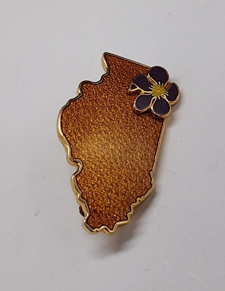 Illinois State Flower Lapel Pin