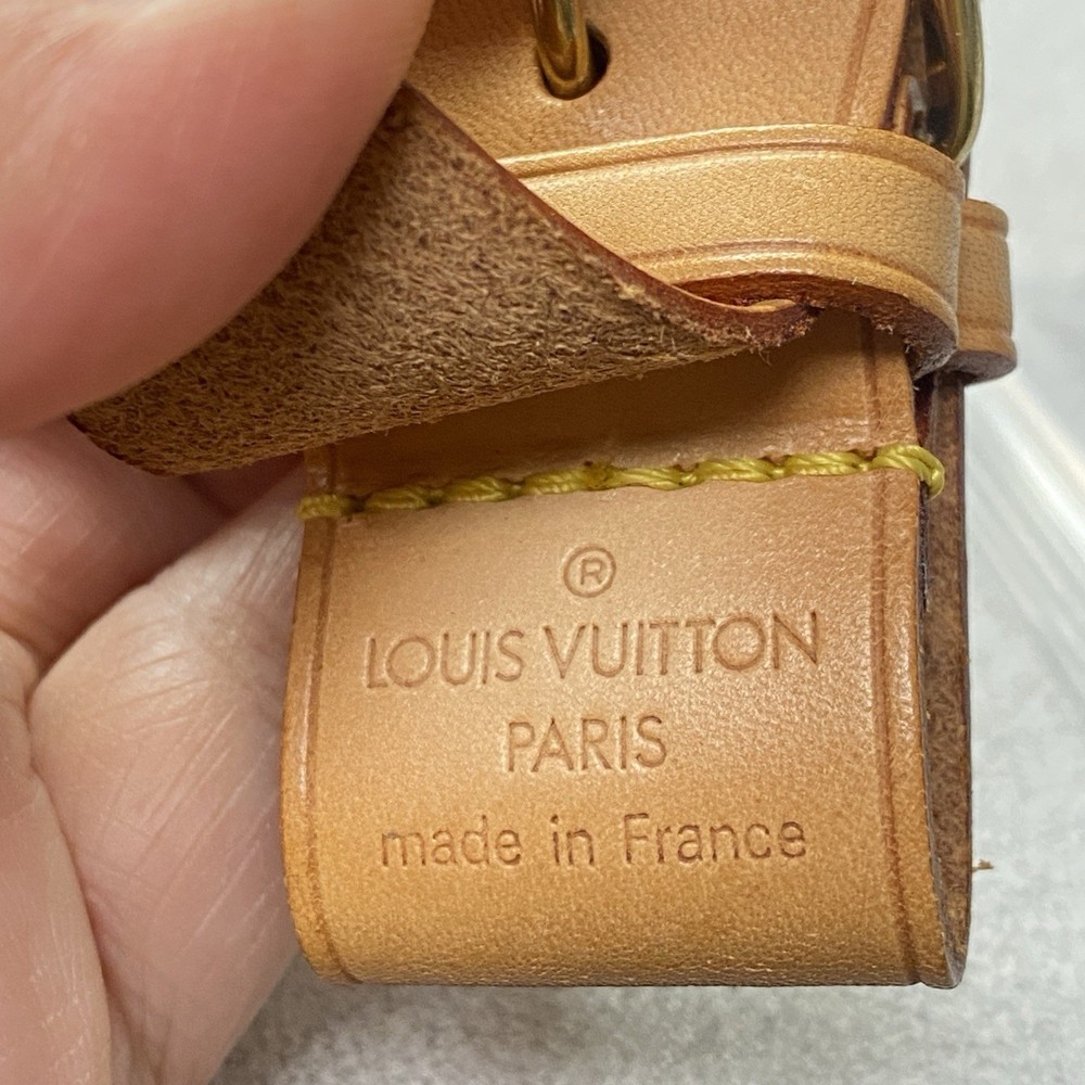 Authentic Louis Vuitton Luggage Tag Excellent Condition
