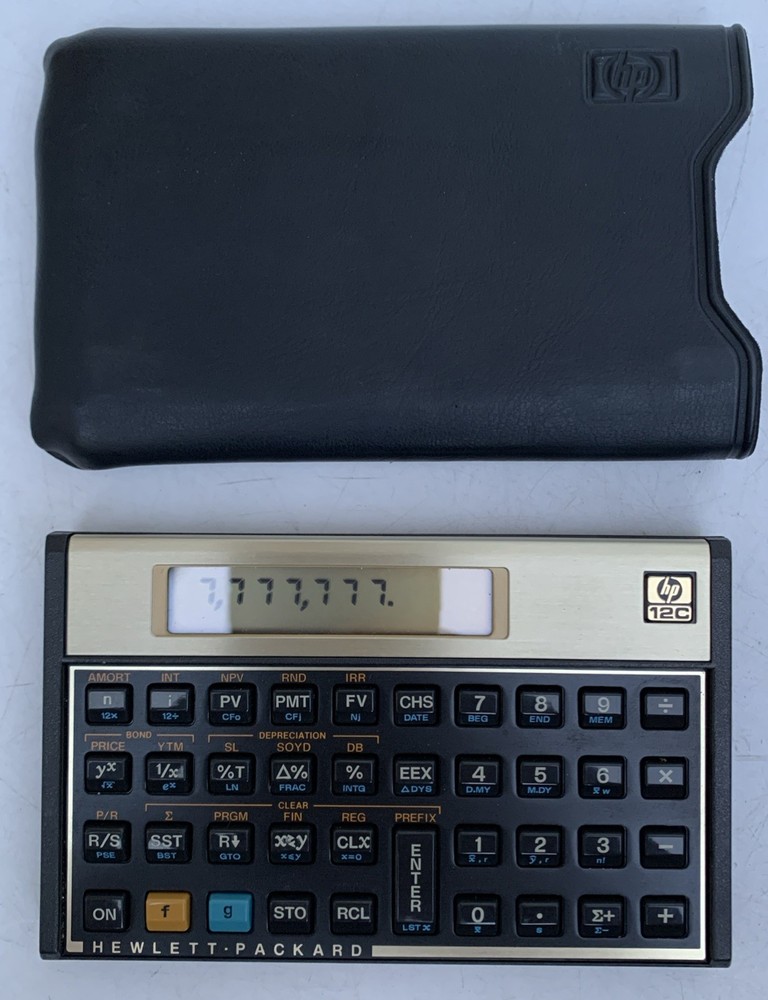 HP 12C Financial Calculator HP12C Tested