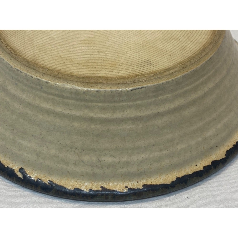Spatterware Pottery Dish Signed Tromp