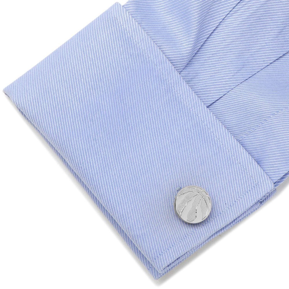NBA Toronto Raptors Silver Edition Cufflinks