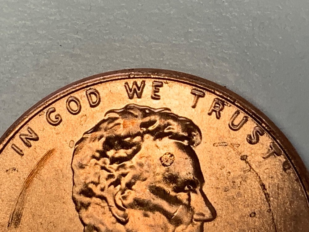 2022 D Lincoln Cent. Doubled die Obverse.