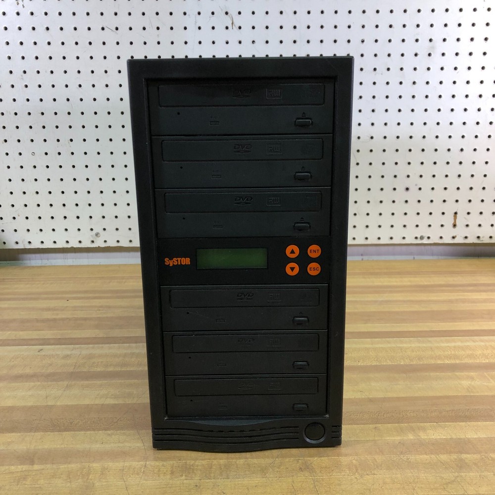 Systor Systems Duplicator CD/DVD Duplicator 1 to 6 Drives (WORKS)