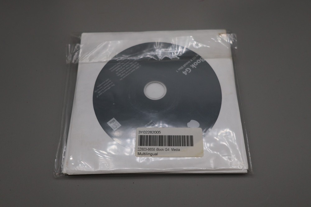 Apple iBook G4 Mac OS Discs Install Disc SET Additional Software & Hardware Test