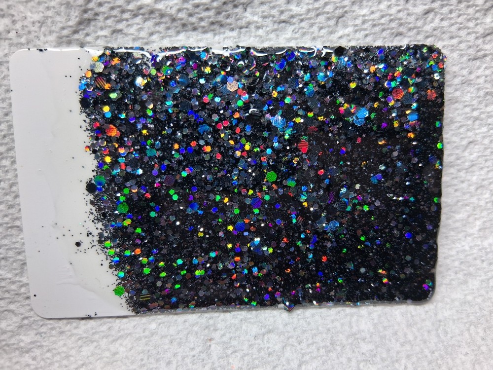 1 TSP Chunky Glitter Mix BLACK