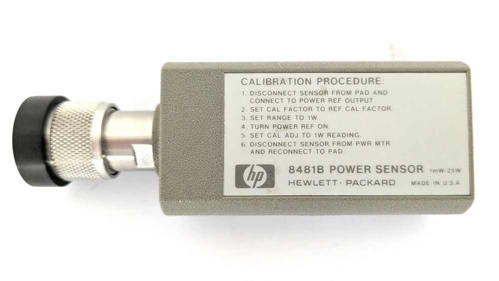 8481B [Calibrated] RF Power Sensor HP