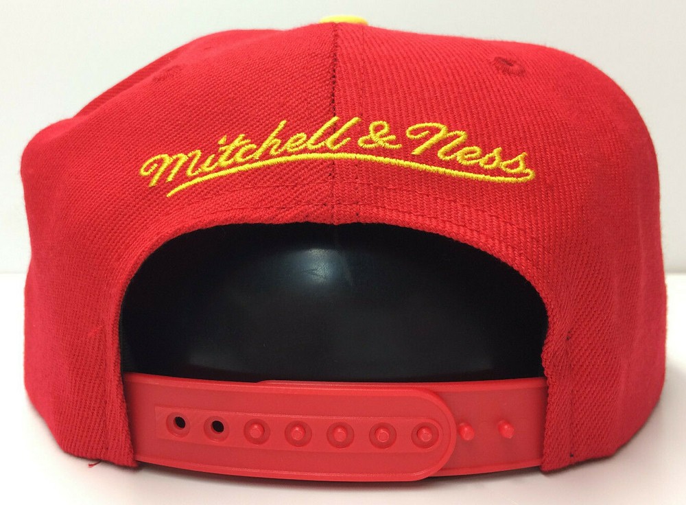 Houston Rockets Mitchell & Ness NBA Snapback Hat 2Tone Hardwood Classics Cap