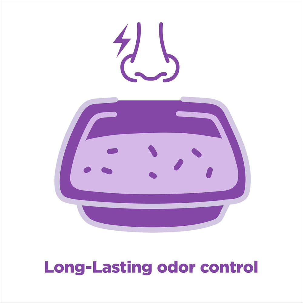 (4 pack) Forever Fresh Clumping Cat Litter, Lavender Essential Oils, Multi-Cat