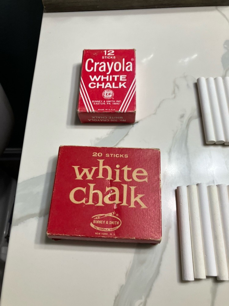 Crayola White Chalk NOS